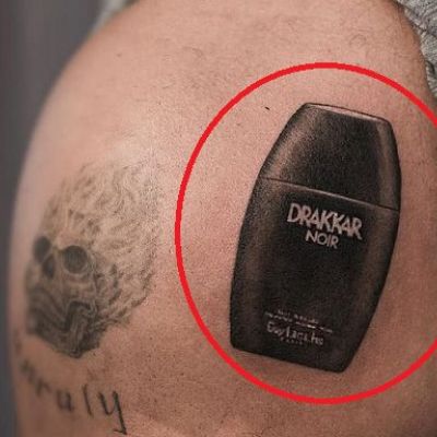 ‘Drakkar Noir Cologne’ Tattoo
