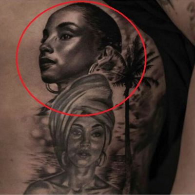 ‘Sade Adu Portrait’ Tattoo