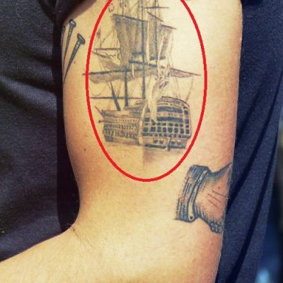 ‘The Pirate Ship’ Tattoo