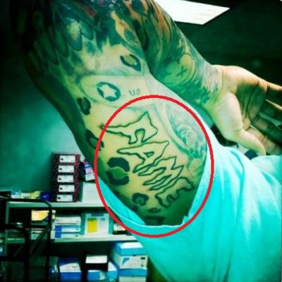 Chris Brown FAME’ Tattoo