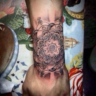 Flower Tattoo on Wrist