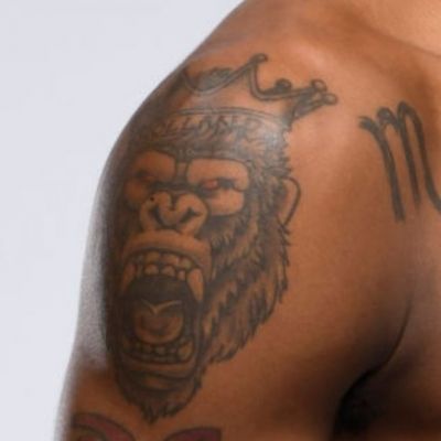  Kevin Holland Gorilla with a Crown Tattoo