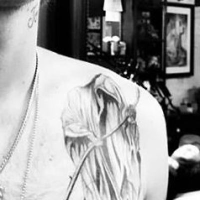 Presley Gerber Grim Reaper Tattoo