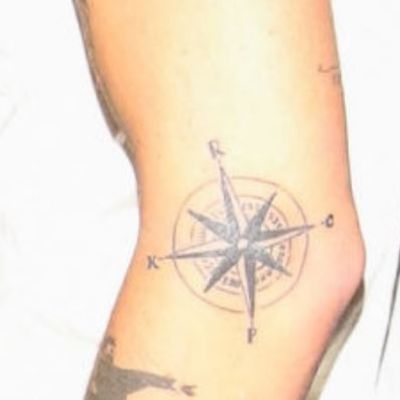 Presley Gerber Compass Tattoo