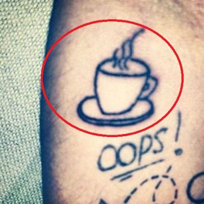 The Quotation marks and The Cup of Tea Tattoo
