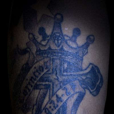 ‘Cross and Crown’ Tattoo