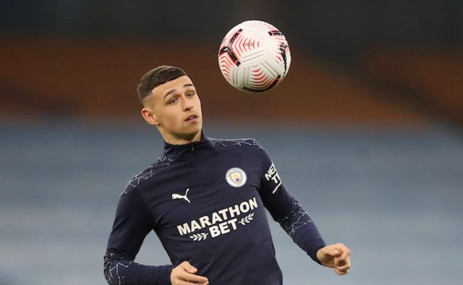 Phil Foden During 