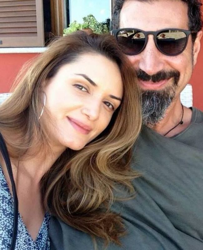 Serj Tankian with his Wife